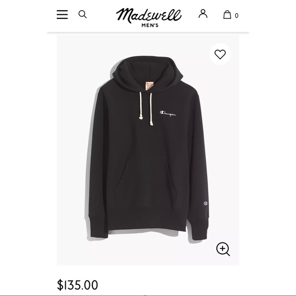 Madewell Men’s Champion Hooded Sweatshirt - Picture 6 of 6